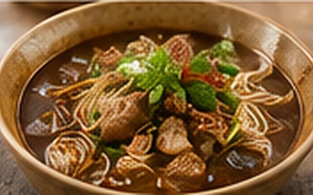 Thai boat noodles