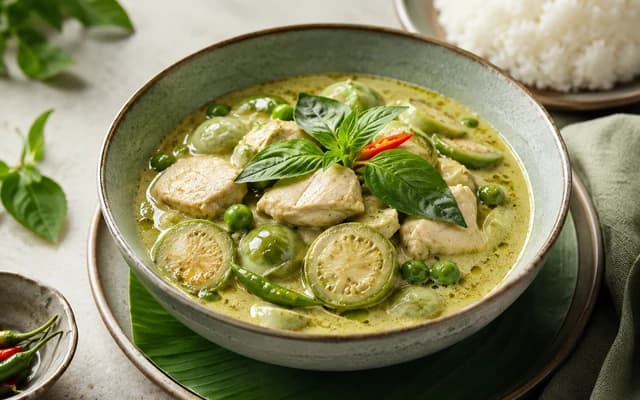Thai green curry