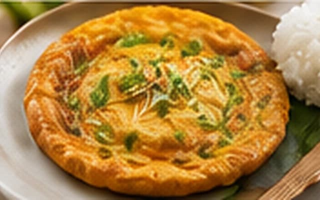 Thai omelette
