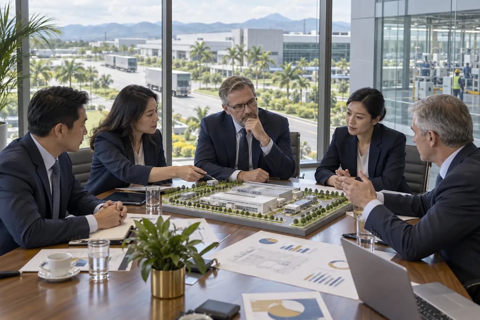 An OSOS officer providing ongoing consultation support to an established investor