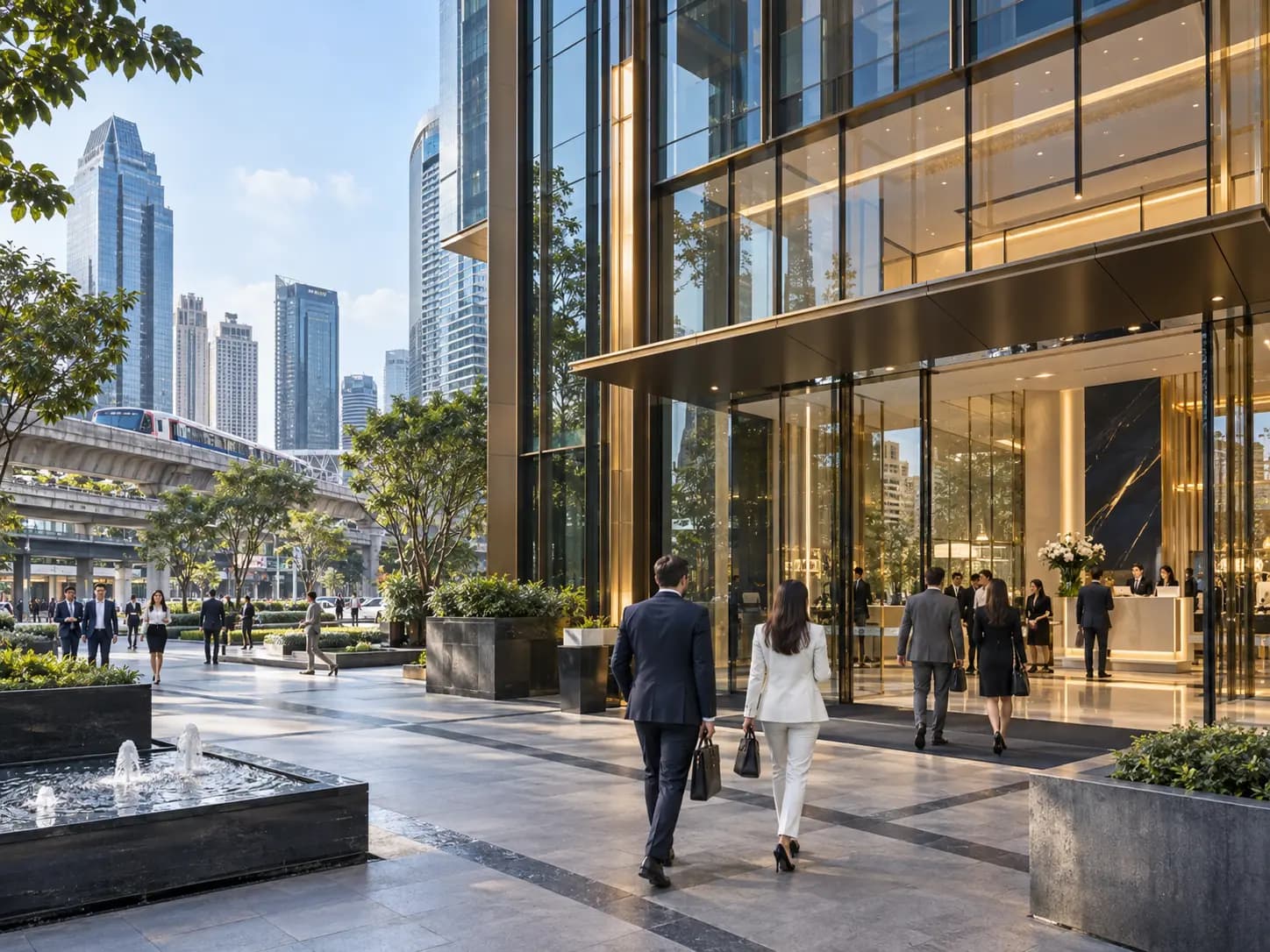 The One Bangkok building exterior, home to OSOS and TIESC's investor services