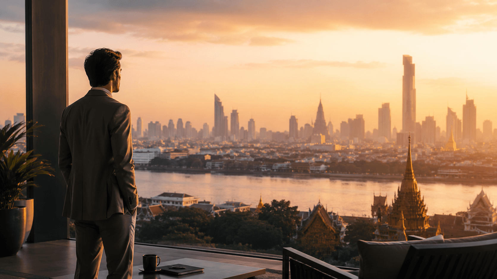A traveler looking toward Thailand's future