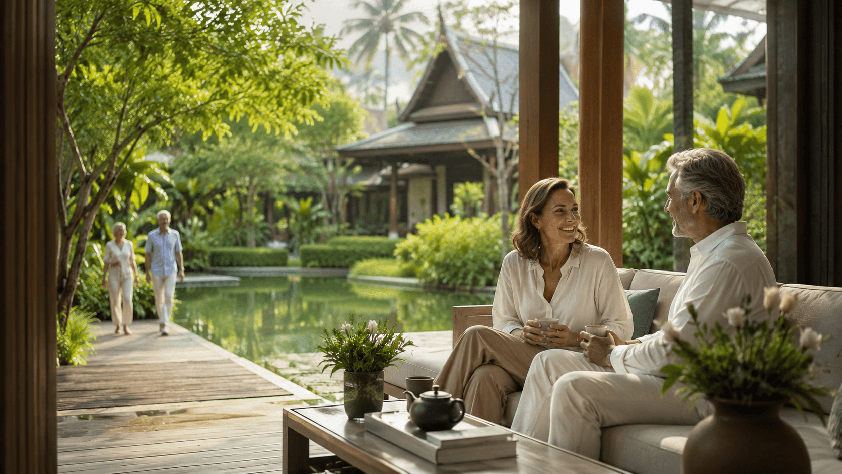 Calm wellness and long-stay living in Thailand