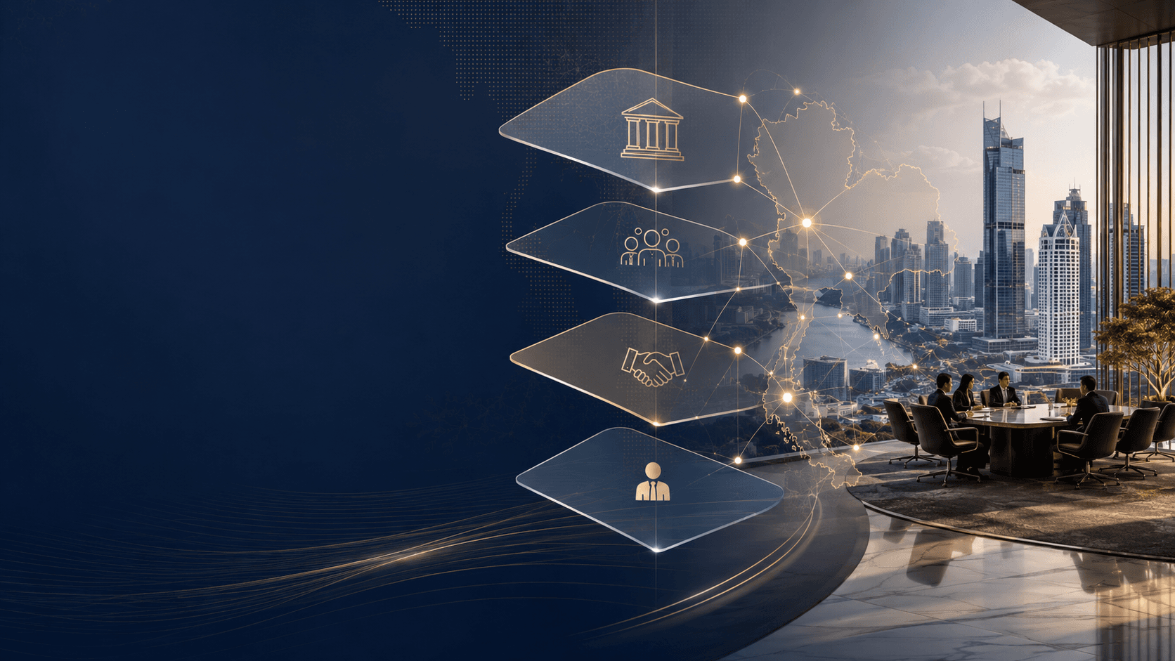 Thailand business networks connecting companies with commercial organizations