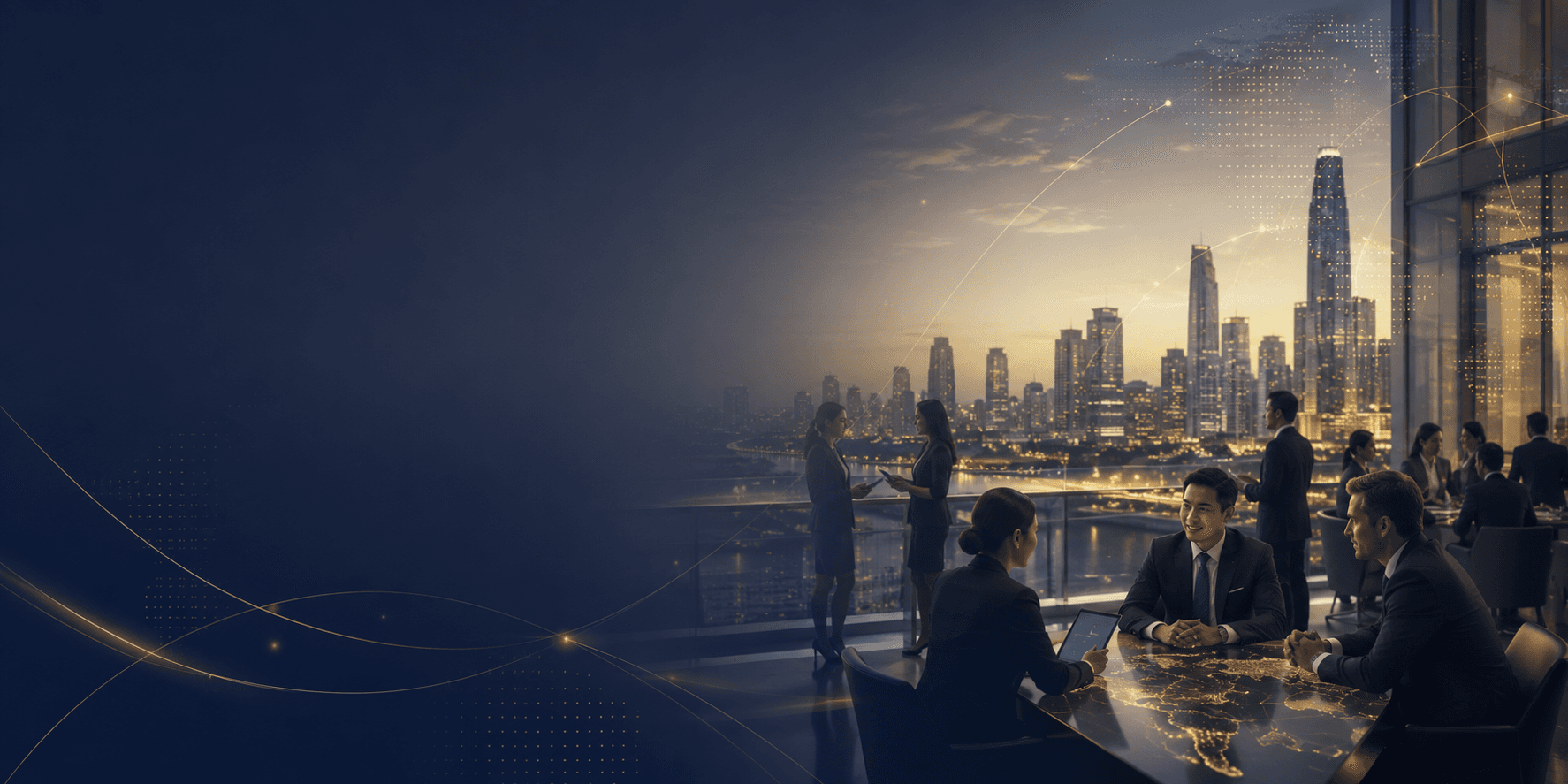 Editorial photography representing Thailand's business networks and associations