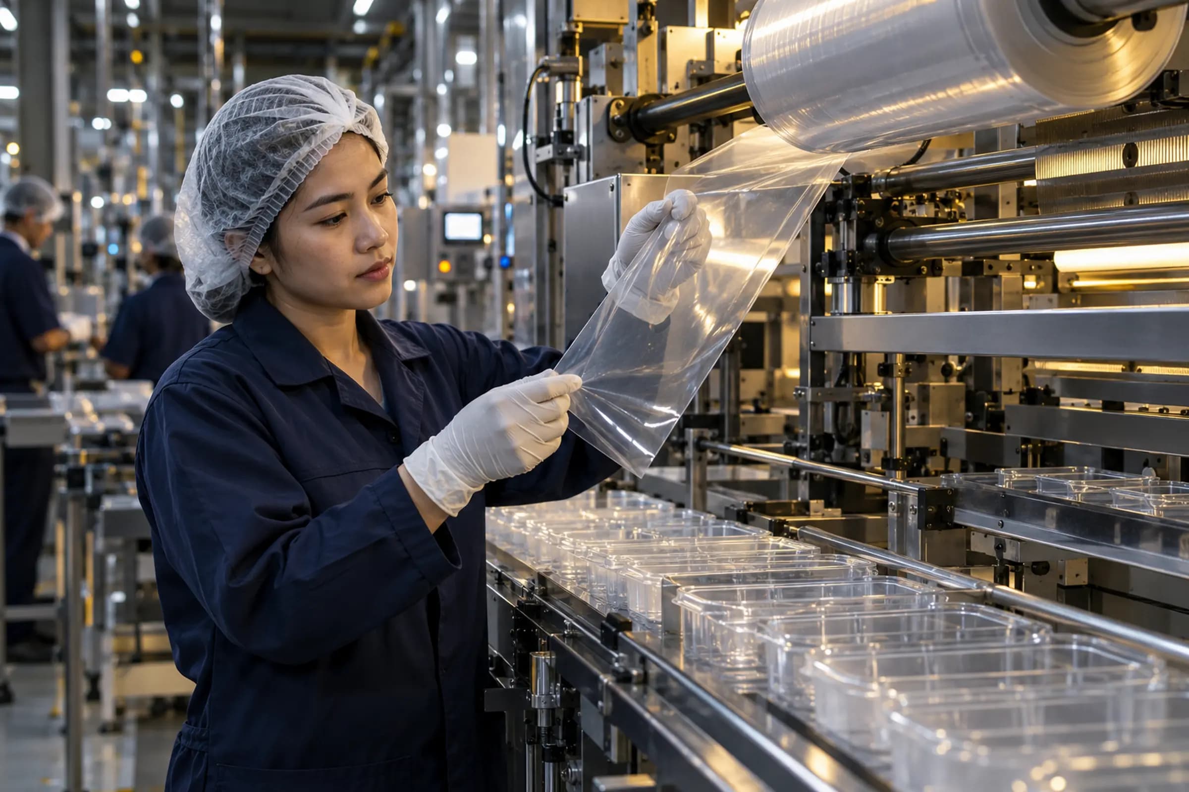 Flexible and rigid plastic packaging materials for food and consumer goods