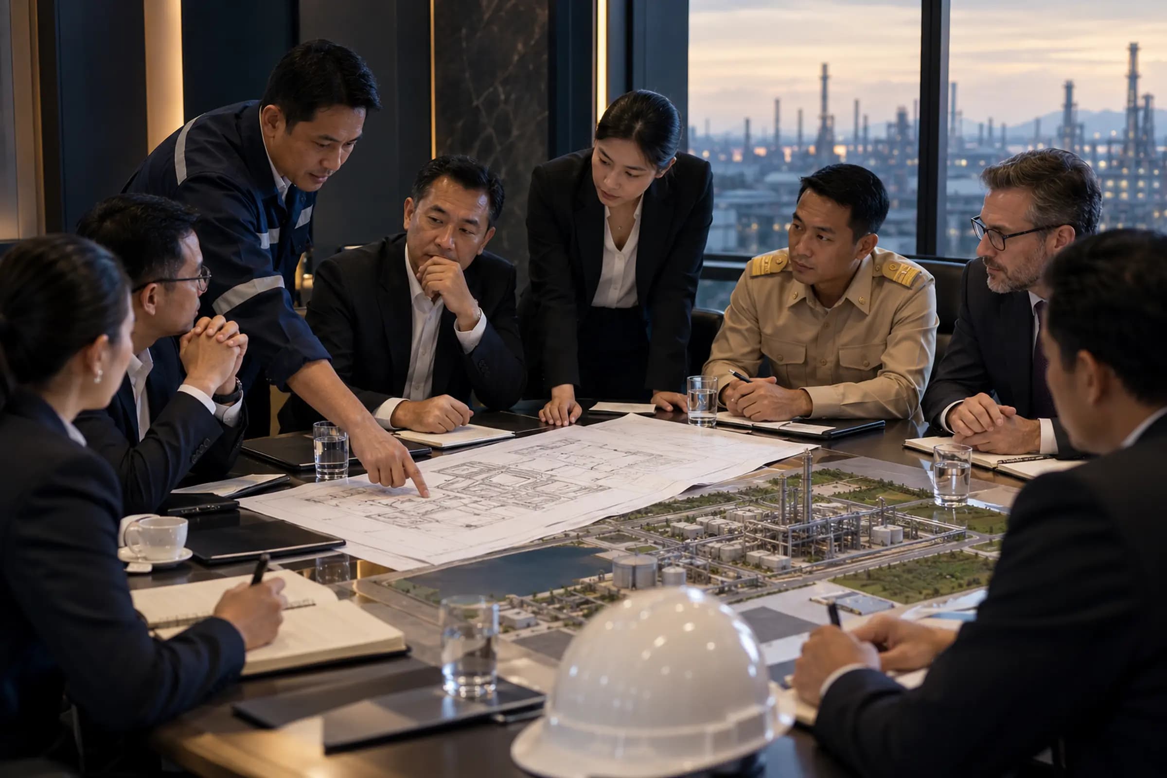 Government regulatory offices relevant to Thailand's chemical industry