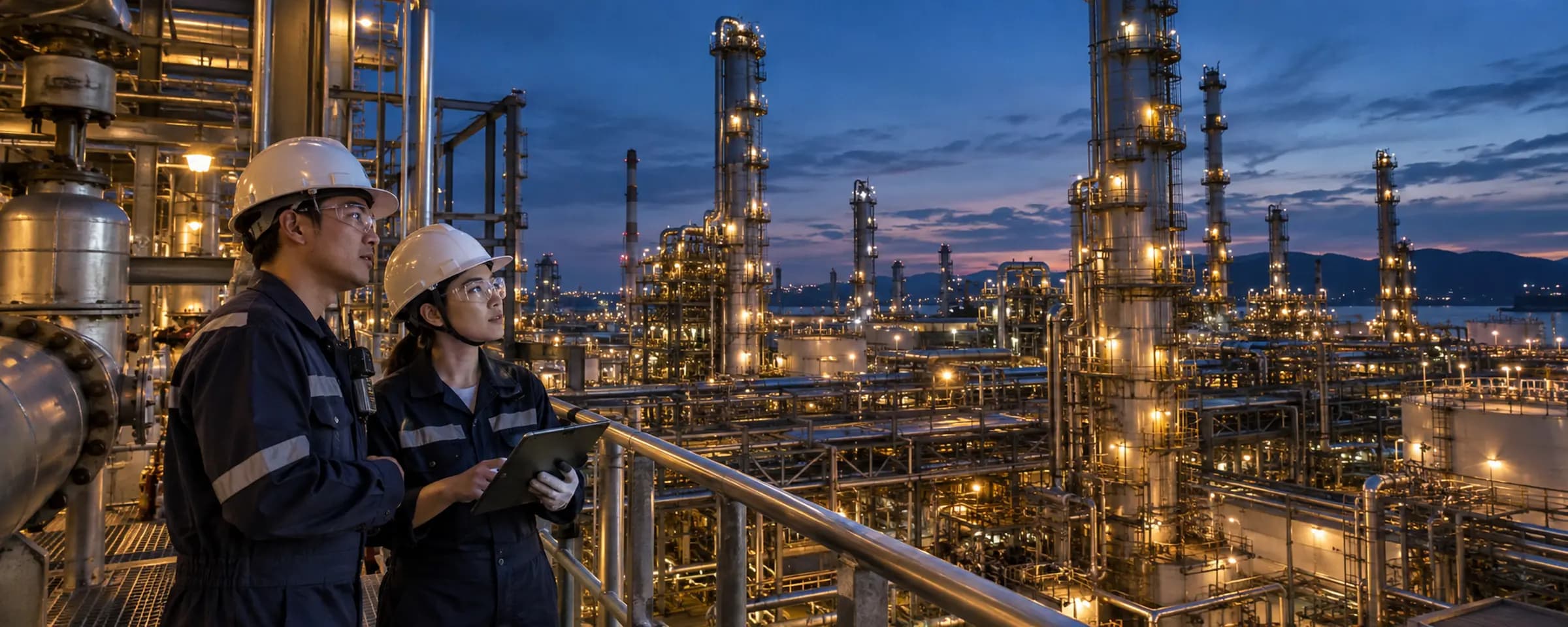 Integrated petrochemical production units at Map Ta Phut