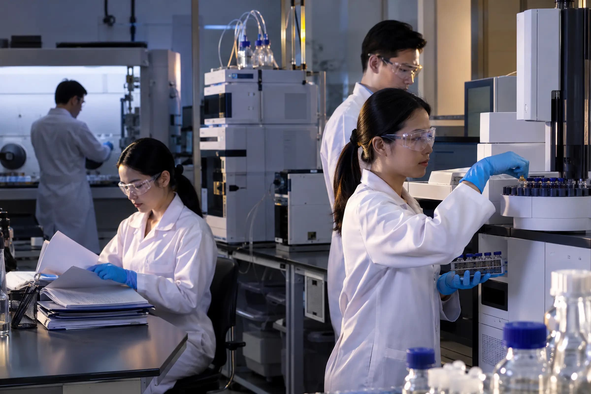 Quality testing and standards compliance in a Thai chemical facility