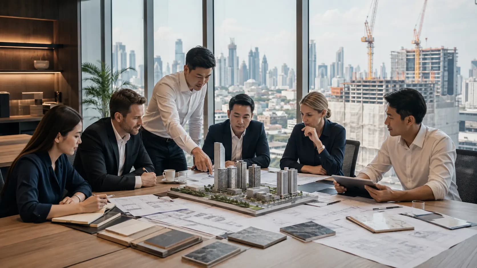 Construction investment and joint venture activity in Thailand