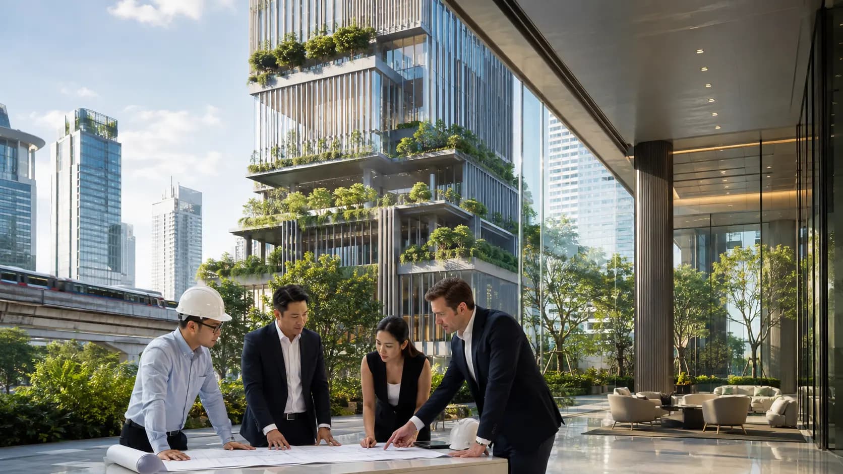 Grade-A office and smart building development in Thailand