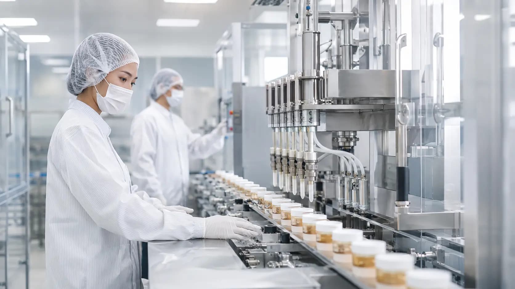 Cleanroom cosmetics production facility in Thailand