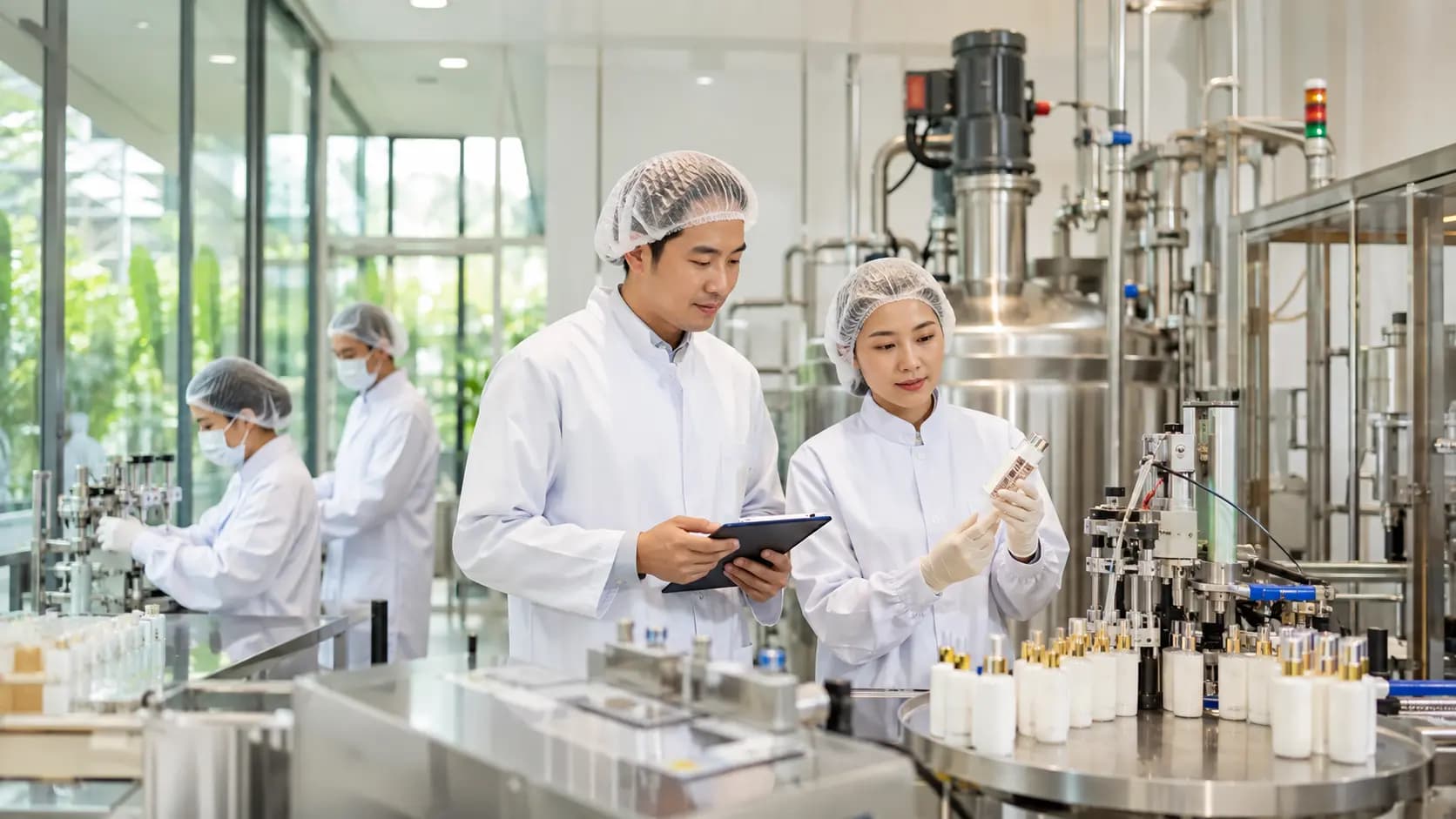 OEM contract manufacturing for cosmetics products in Thailand