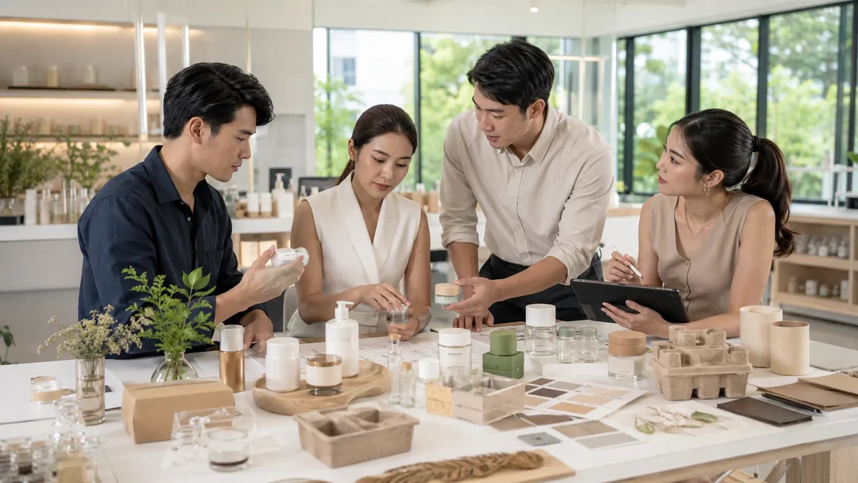 Sustainable cosmetics packaging design in Thailand