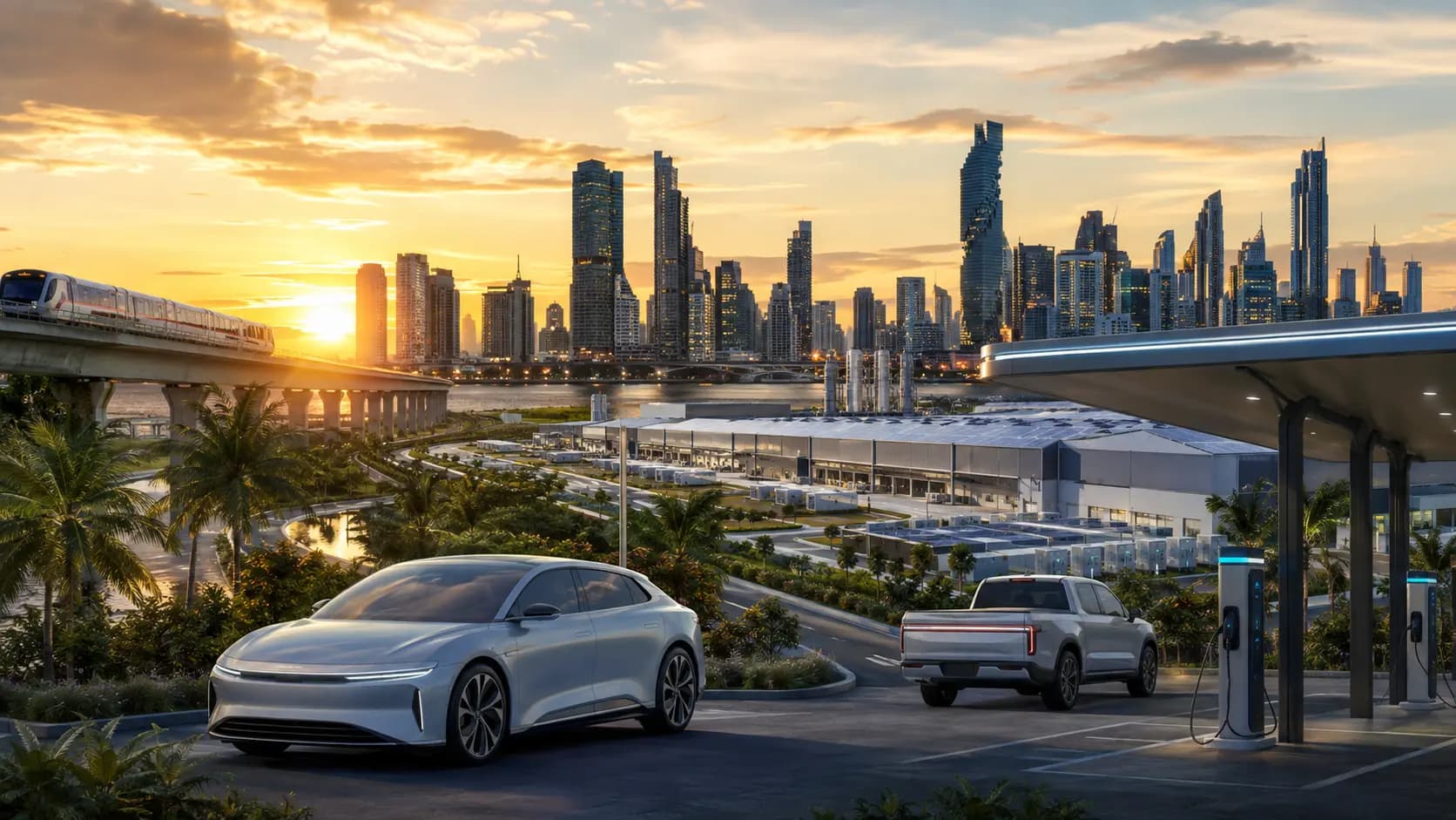 Integrated electric vehicle and future mobility ecosystem overview in Thailand