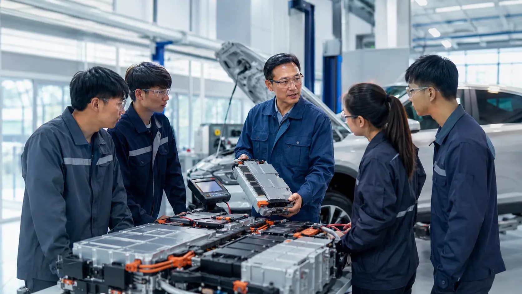 Research and skilled workforce training for electric vehicles in Thailand