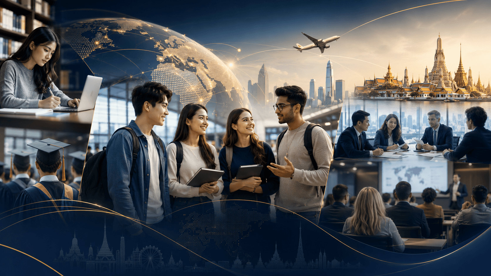 International students and education-services trade in Thailand