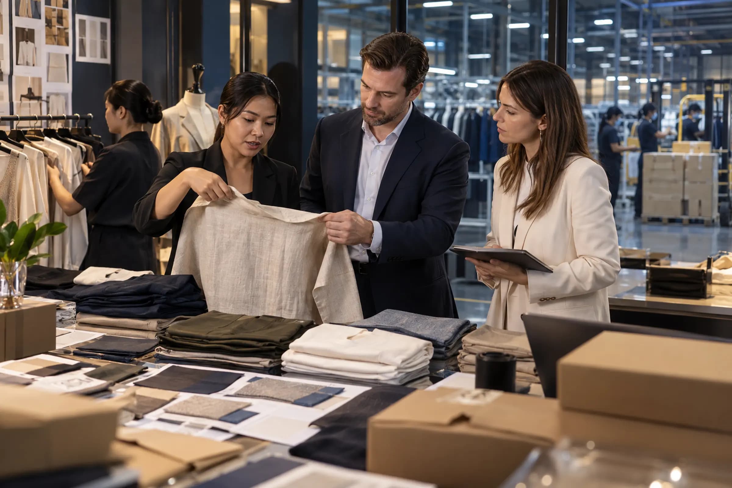 Export-ready apparel shipments and trade documentation in Thailand
