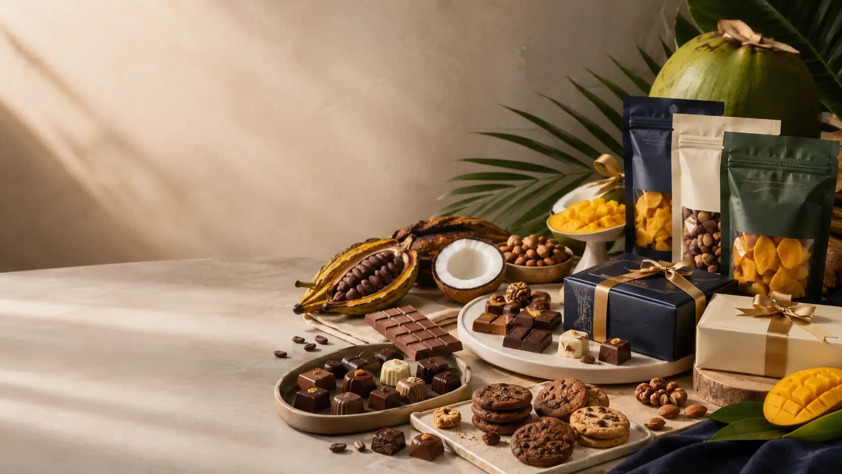 Snacks & Confectionery manufactured and exported from Thailand