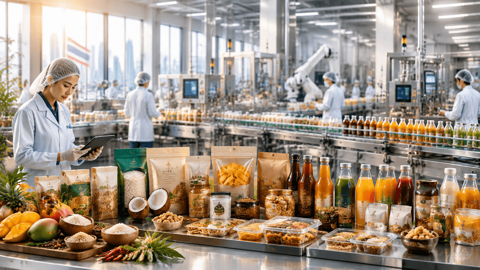 FMCG Food Products manufactured and exported from Thailand