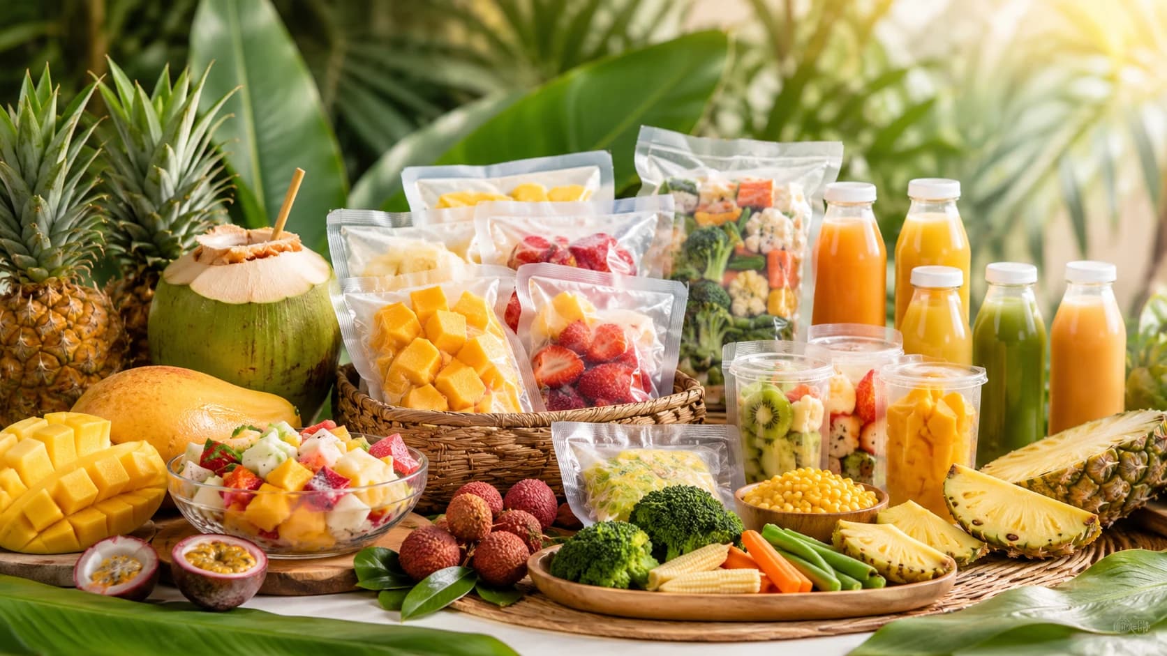 Fruit & Vegetable Products manufactured and exported from Thailand