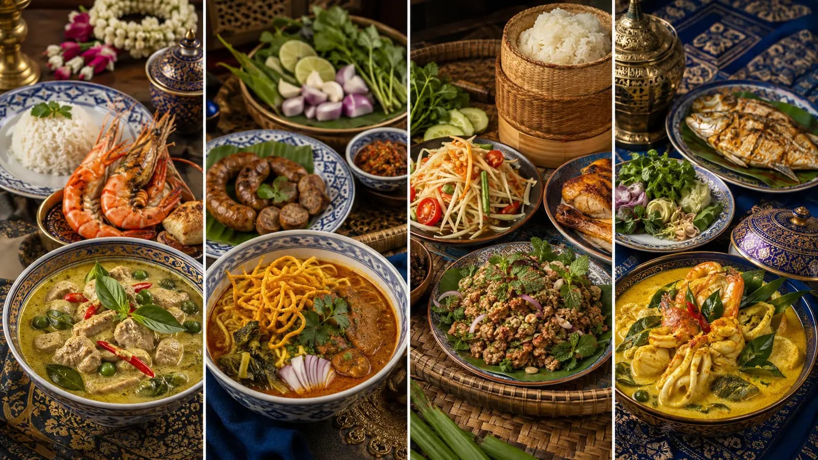 Thailand's four regional culinary traditions — north, northeast, central and south
