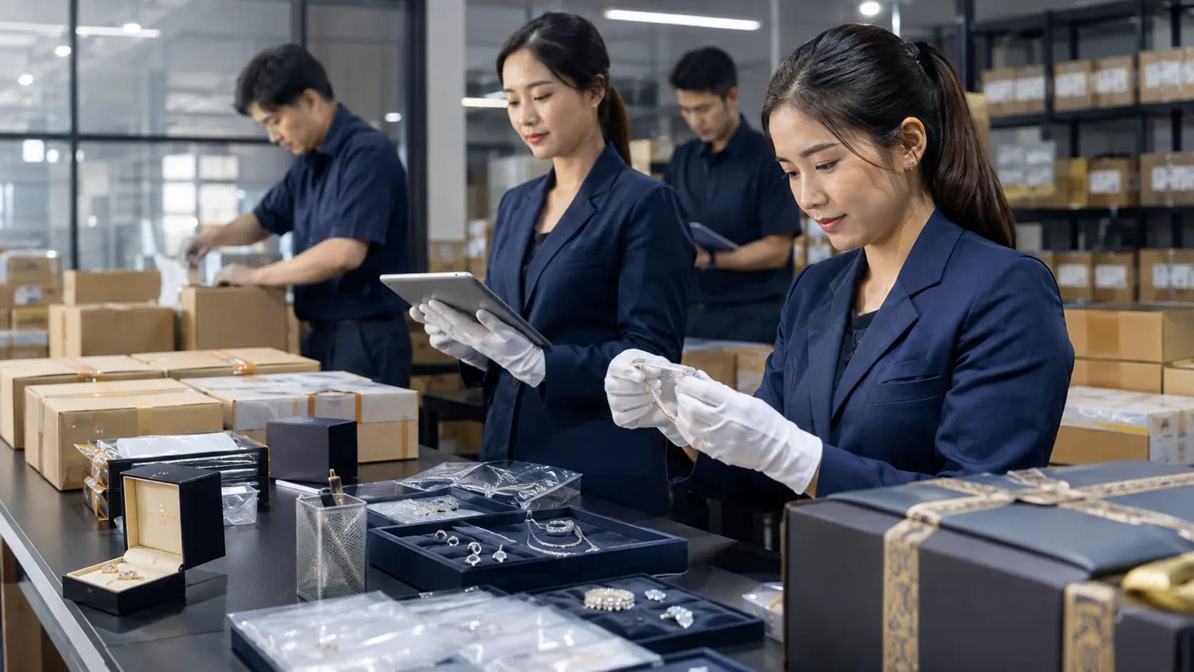 Jewellery export quality control in Thailand