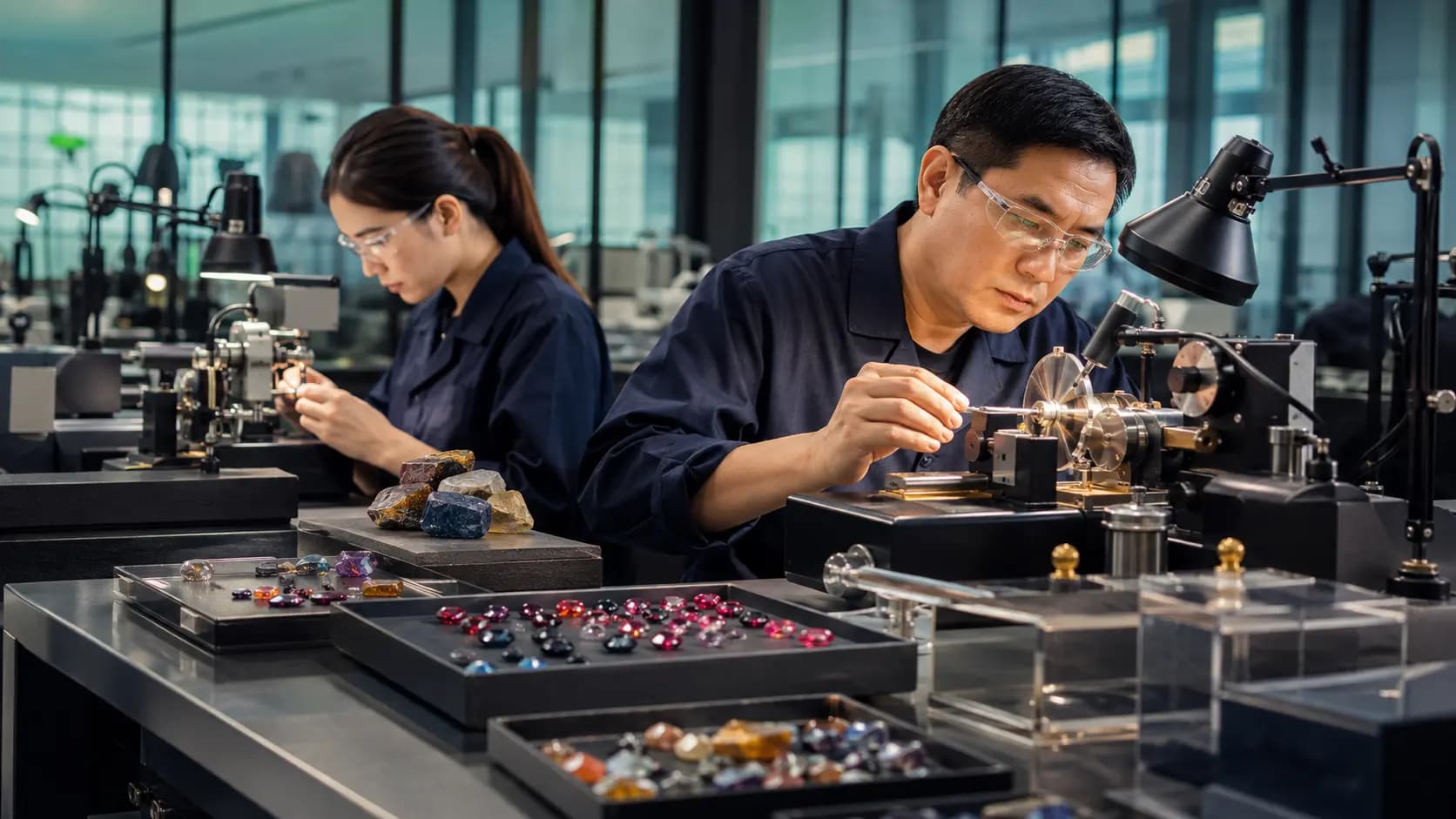 Silver jewellery craftsmanship in Thailand