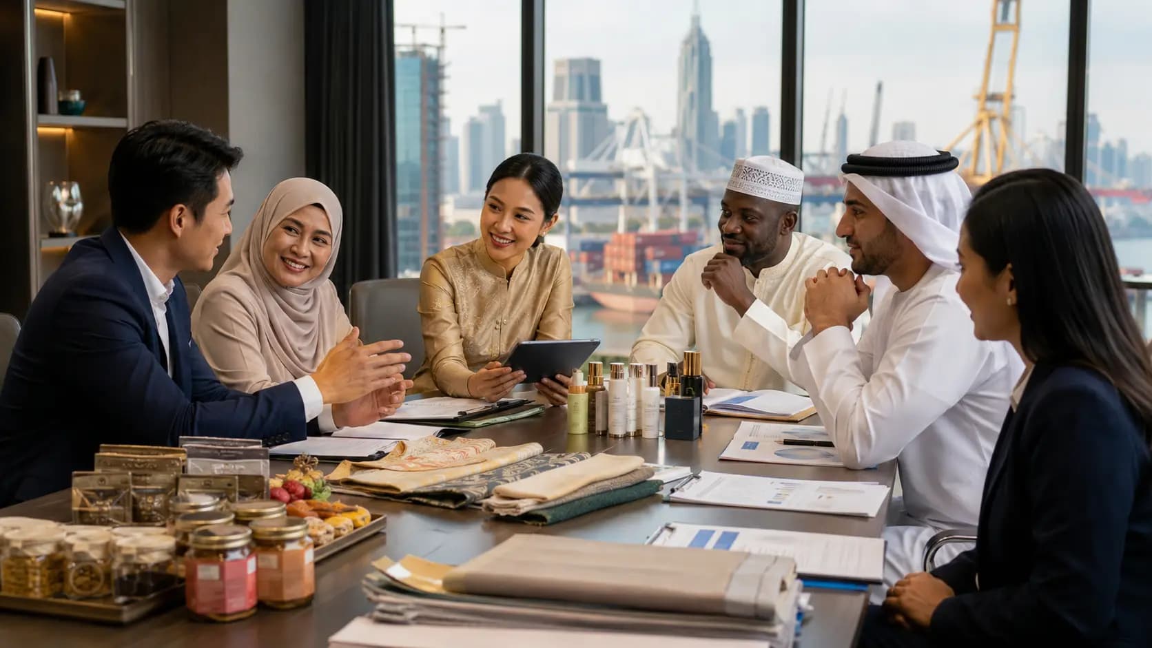 Halal export trade and business matching in Thailand.