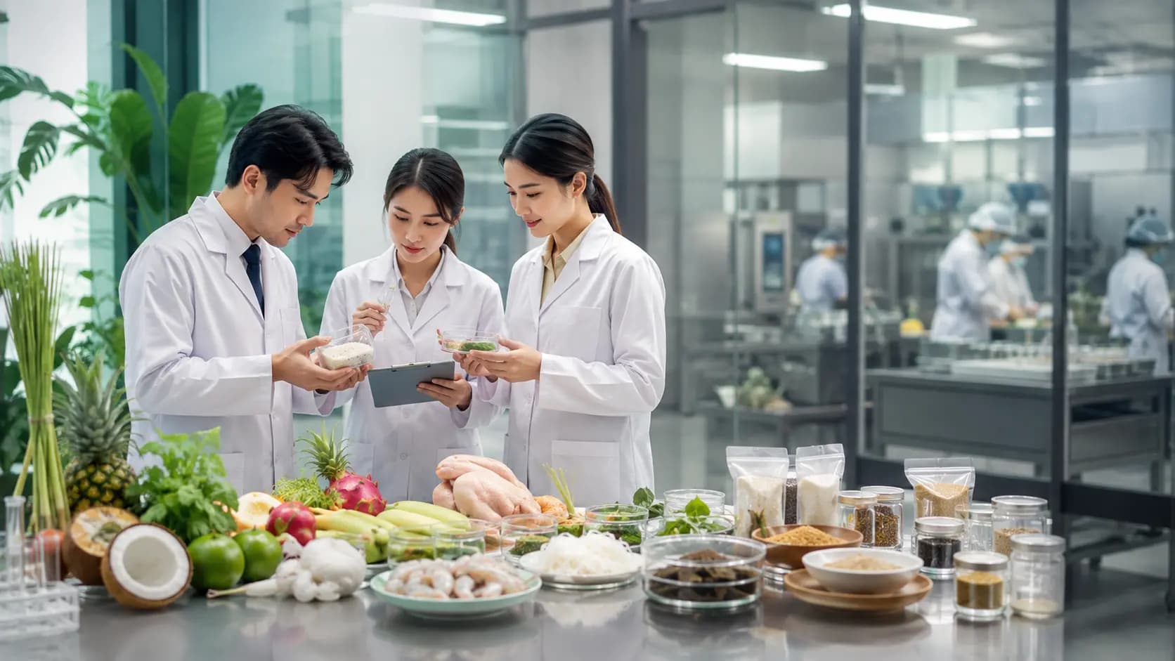 Certified halal food and ingredient production in Thailand.