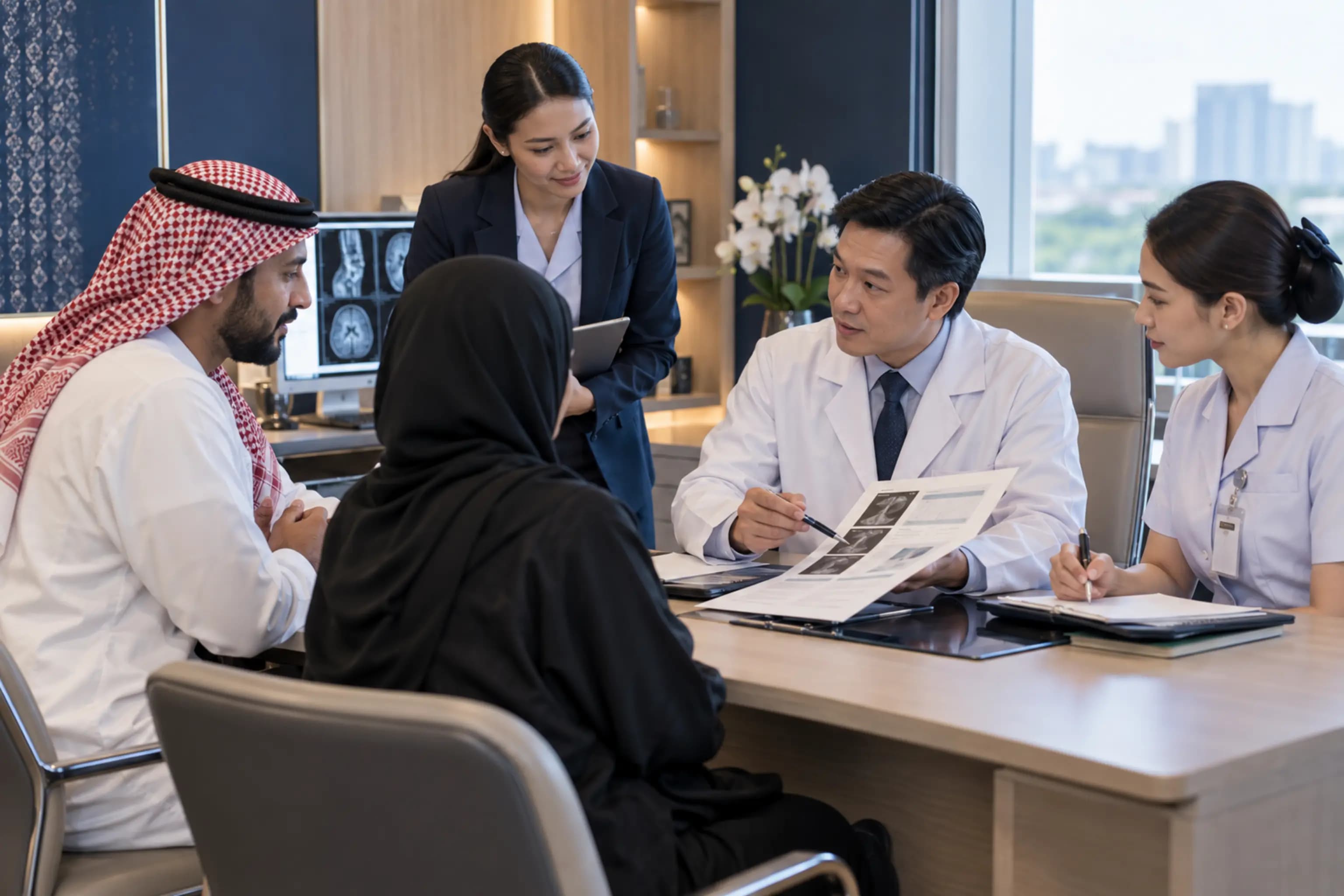 International patient coordination at a Thai hospital