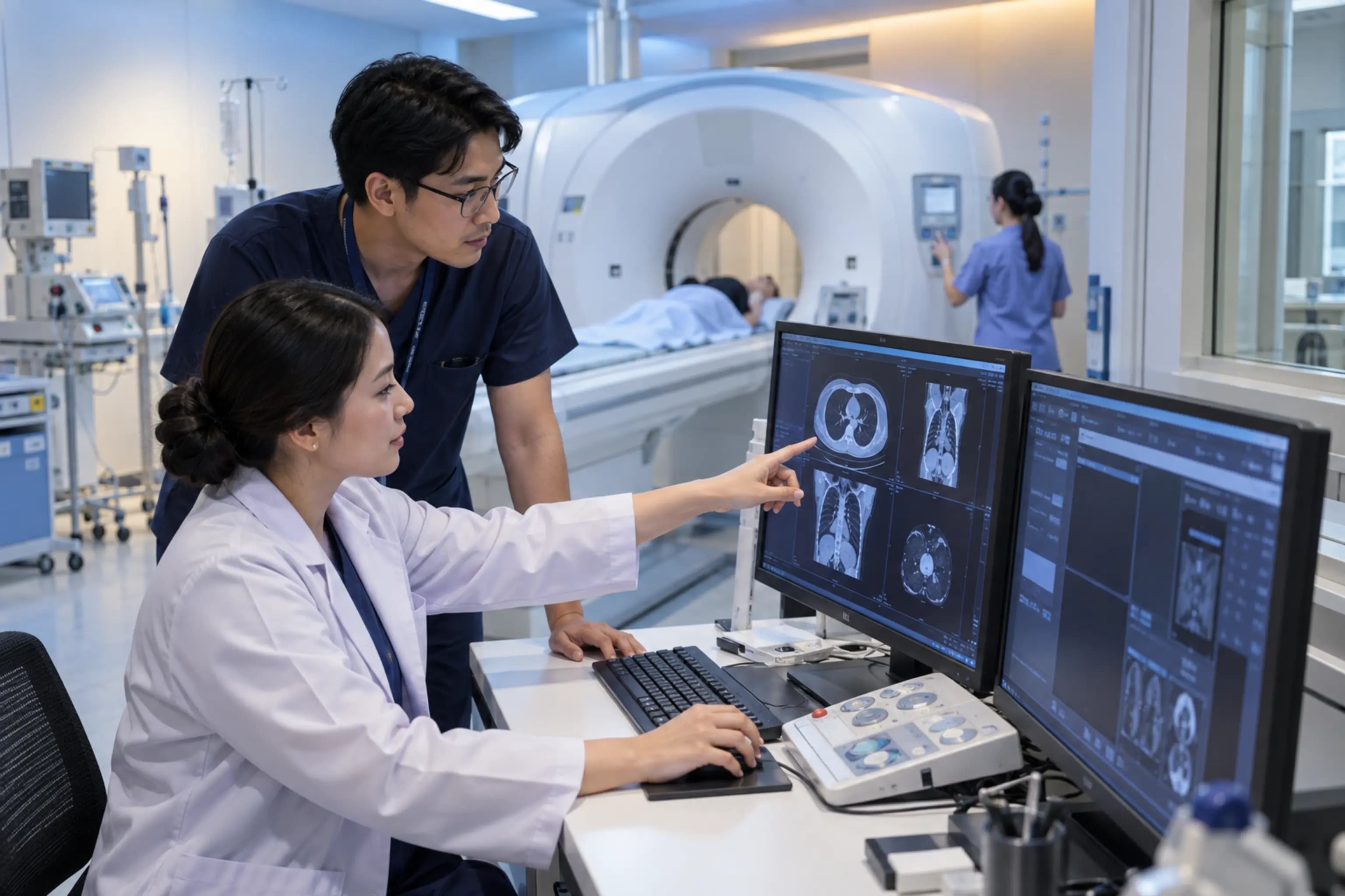 Medical imaging and digital health technology in a Thai hospital