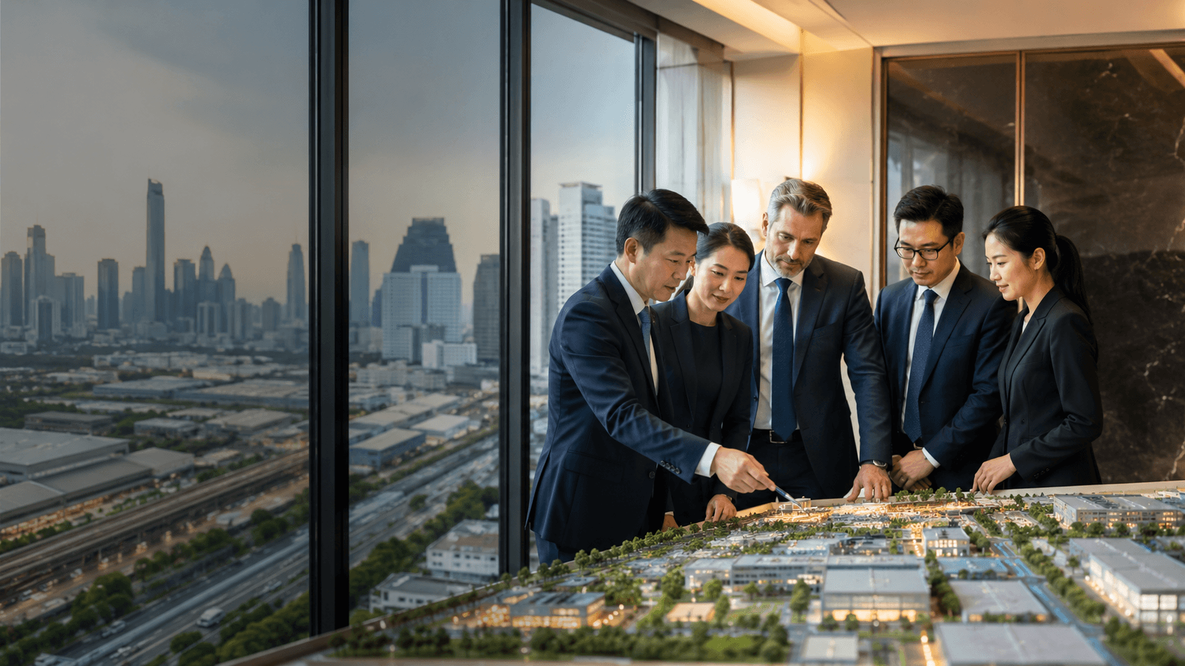 Bangkok's skyline and Thailand's investment landscape