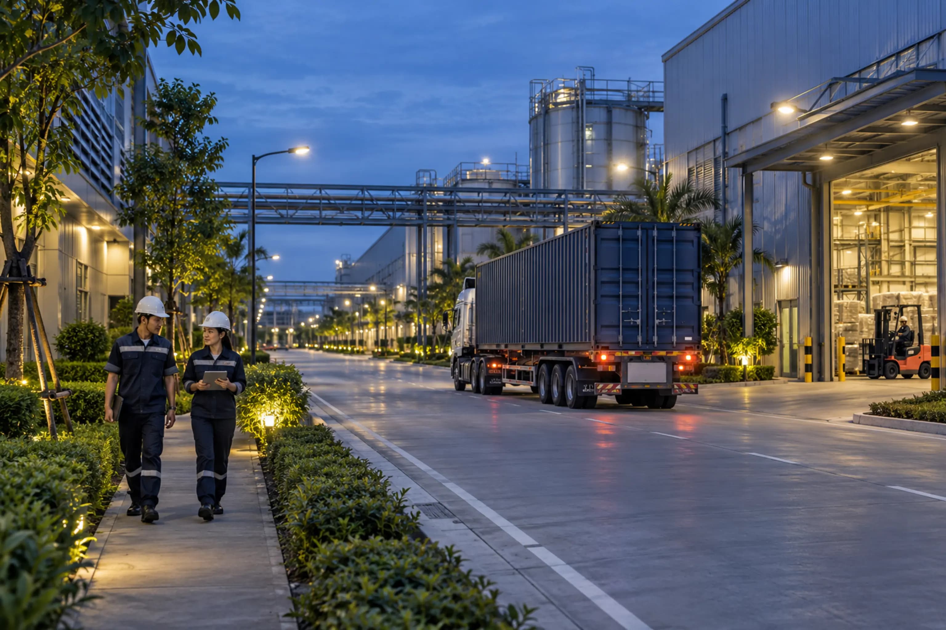 Industrial estate infrastructure in Thailand