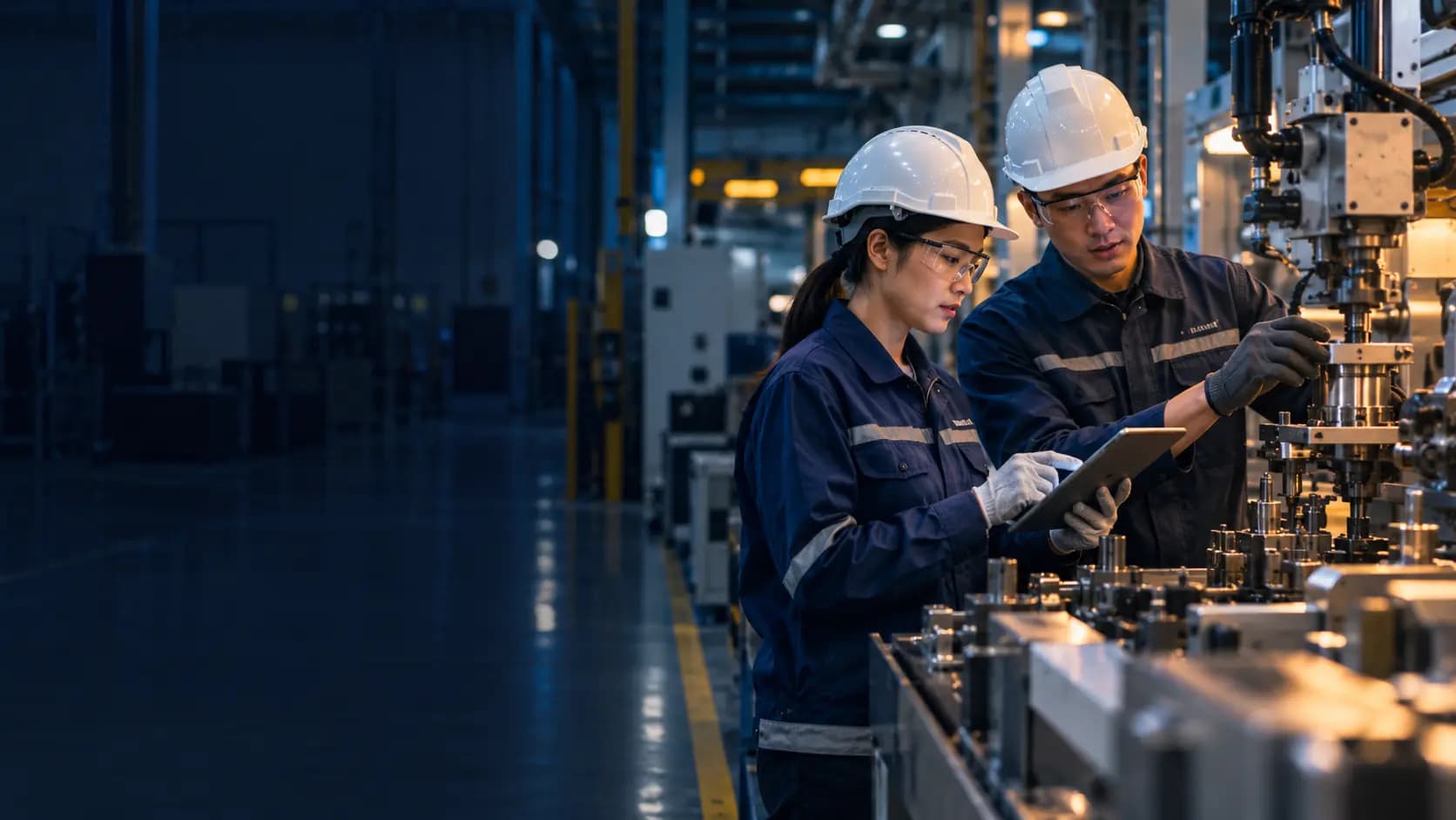 Manufacturing facility floor in Thailand