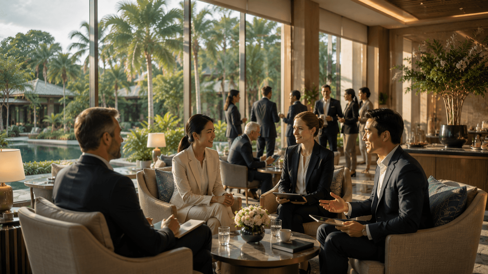 A premium wellness-inflected business gathering in Thailand