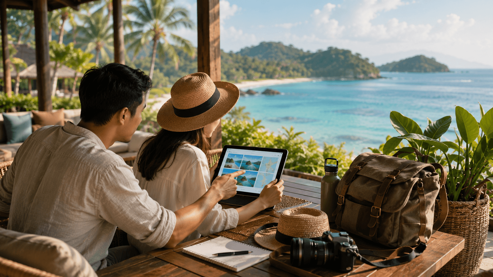 A traveler planning a trip from the Khao Lak mainland base.