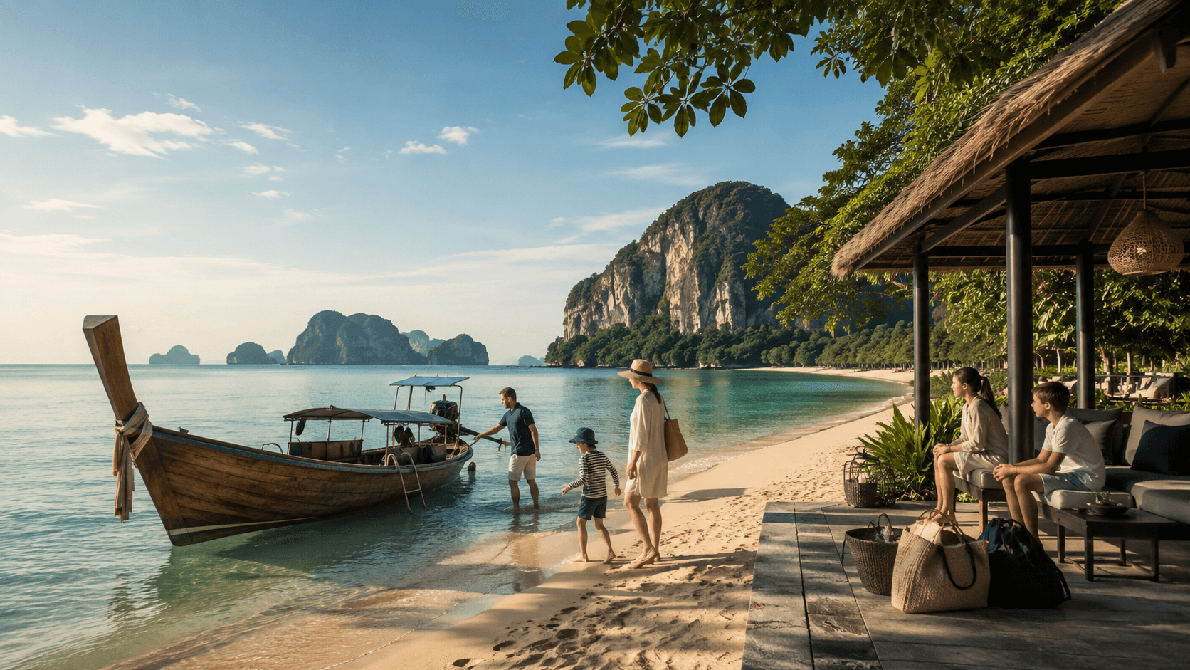 A soft-adventure boat trip around Krabi's Four Islands.
