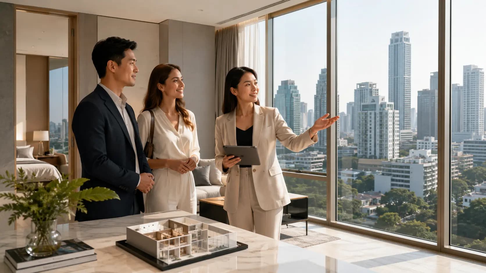 Condominium property viewing in Bangkok