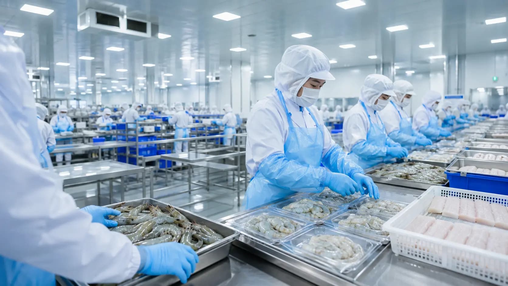 Seafood processing and manufacturing facility in Thailand