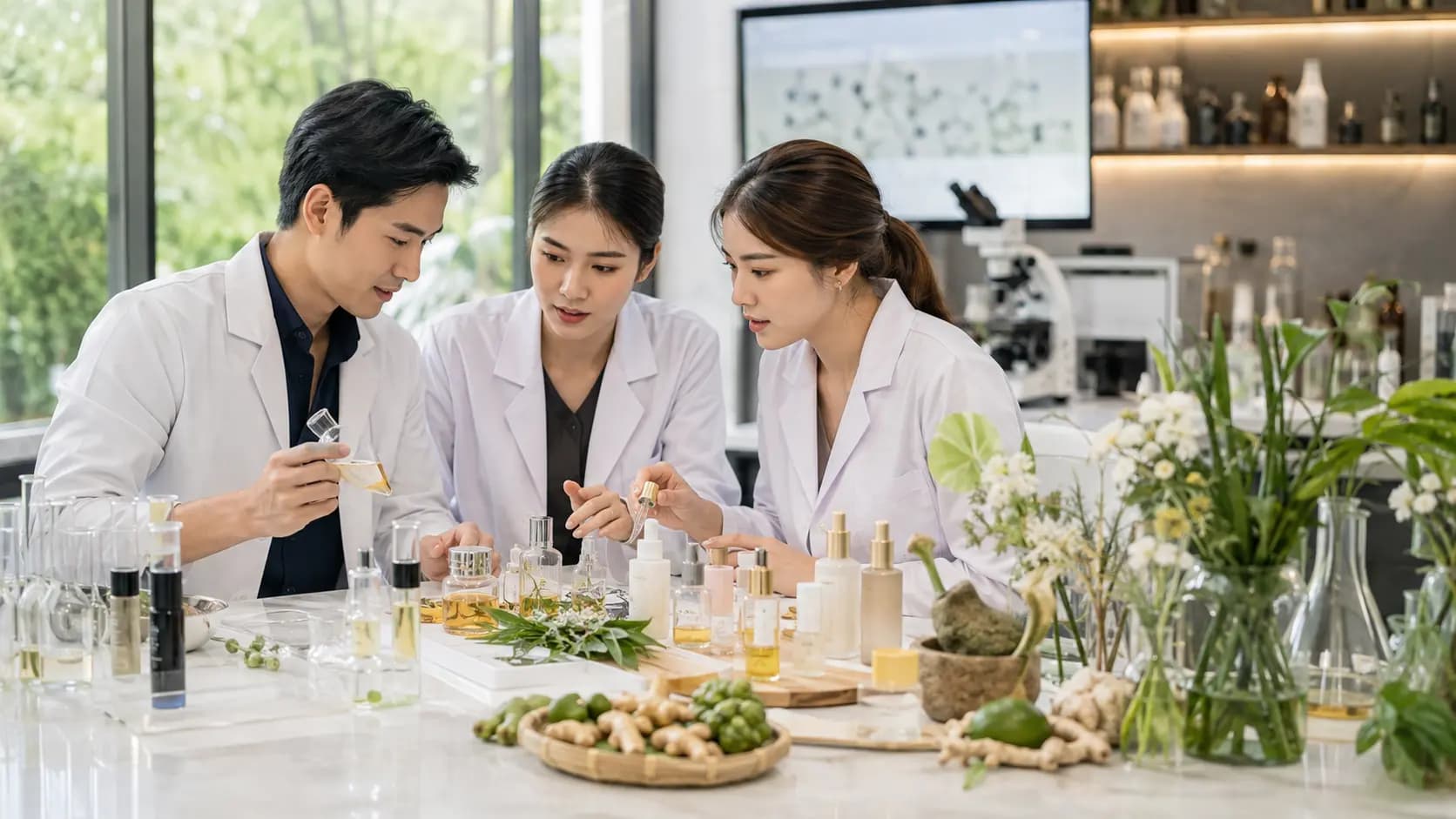 Thai-made cosmetics, skincare and spa products.