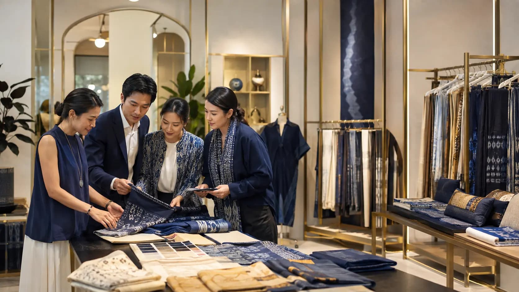 Thai fashion brand design and market activity.